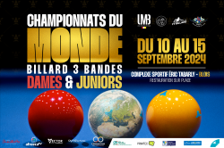 Championnats du monde 3 bandes dames & juniors à Blois